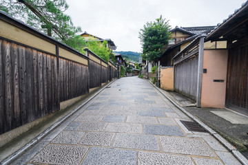 Early morning in Higashiyama District, Kyoto, Japan