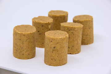 Pacoquinha. Brazilian traditional peanut candy.