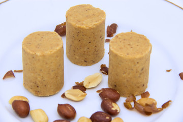 Pacoquinha. Brazilian traditional peanut candy.