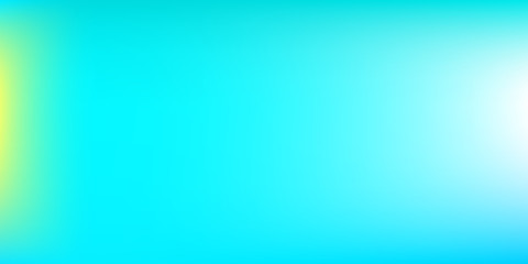 Holographic Soft. Vibrant Blue, Teal, Neon Concept