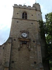 Fototapeta na wymiar old church tower