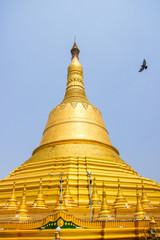 Beautiful ancient Buddhist temples, pagodas and stupas Myanmar Burma