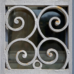 Art Deco gate detail, downtown Rio