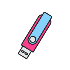 Flash drive illustration
