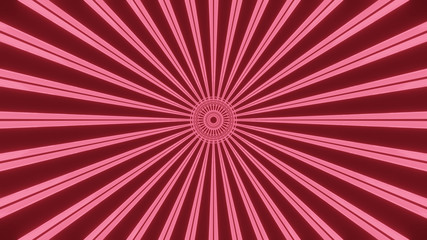 Illustration graphic of abstract lining and circular pattern energy tunnel in space. seamless loop flying into spaceship tunnel,