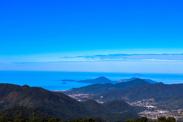 Vista panorâmica da cidade de Ubatuba