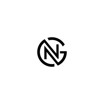 NG N G logo design template elements