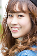 Fototapeta premium 笑顔の女性