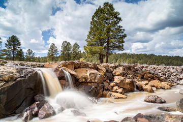Waterfalls Flowing in Northern Arizona