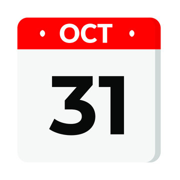 31 October calendar icon