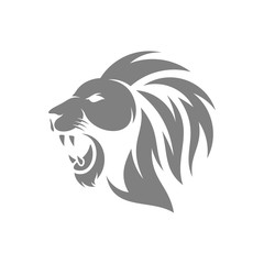 Lion logo design vector, Lion logo template, illustration