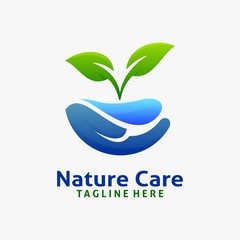 Nature care logo design