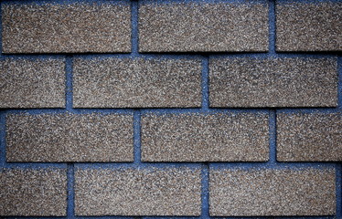 Wall of house. The wall of the house is covered with a soft roof.