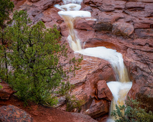 Sedona and Oak Creek Landscape with Unique Weather