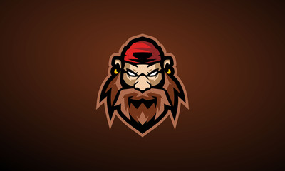 Pirate Esports Logo Vector Templates