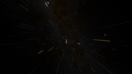 planets, stars and galaxies in outer space showing the beauty of space exploration, 3d render