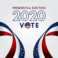 United States of America Presidential Election 2020 Vector Design For Banner Print