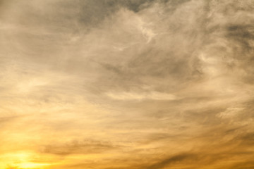Sunset cloudy sky texture background