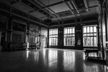 Interior of the main hall of the Vitebsk railway station