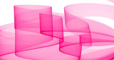 4k 3D animation of rows of colorful pink stripes. The motion background of the geometric pattern. 3D - rendering - Powered by Adobe