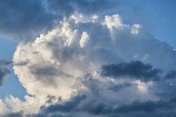 Sunset cloudy sky texture background