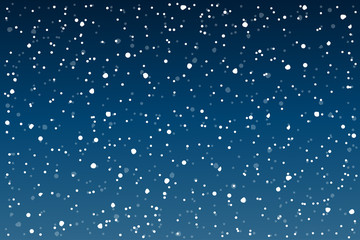 Vector background for Christmas, New Year, snow