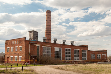 Old Soviet thermal power plant