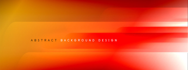 Motion concept neon shiny lines on liquid color gradients abstract backgrounds. Dynamic shadows and lights templates for text