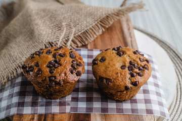 muffins de banano