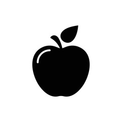 Apple vector icon. Apple fruit illustration icon.Web design vector logo. Apple isolated