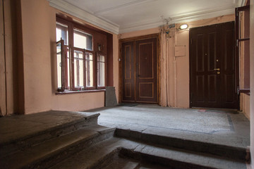 Interior of the main staircase of a tenement house