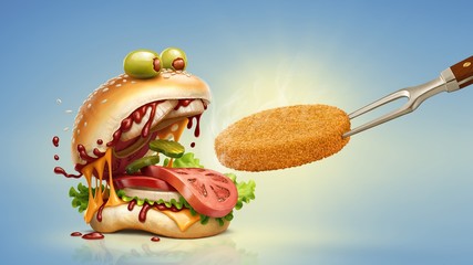amburger, burger, food, sandwich, bread, cheese, cheeseburger, lettuce, meat, beef, tomato, meal, fast, bun, white, lunch, isolated, fast food, snack, onion, fresh, fries, dinner, sesame, unhealthyh