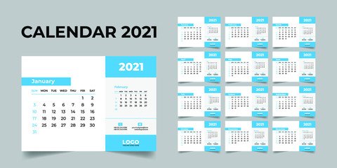2021 desk calendar, desk calendar template 2021, 2021 corporate desk calendar, 2021 creative desk calendar