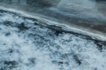 Melting ice texture background, ice drift