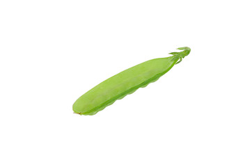 Sugar Pea was placed on a white background.