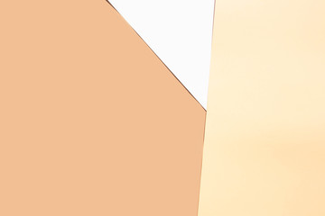 Empty beige sheets and empty space for text background