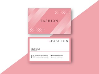 Minimal Fashion business card template design