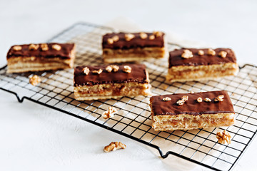 chocolate cake with nuts