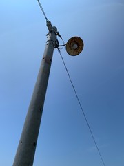 Obraz premium electric power pole