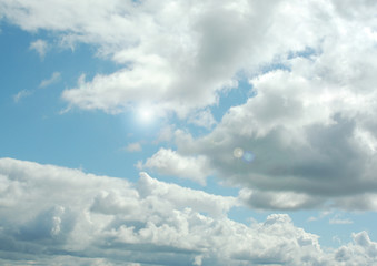 Obraz premium Cloudy sky background