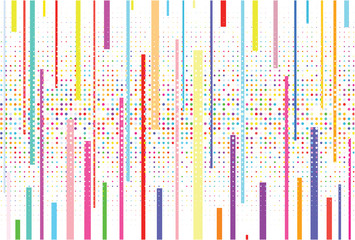  colorful background with lines and dots