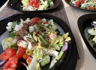 salad with tuna and vegetables