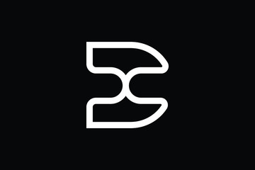DX letter logo design on luxury background. XD monogram initials letter logo concept. DX icon design. XD elegant and Professional letter icon design on black background. DX XD