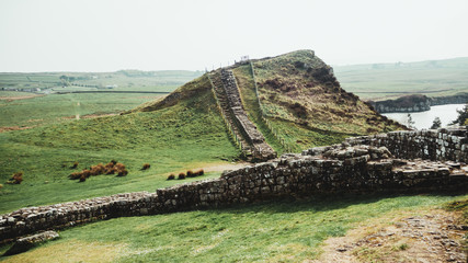 Muro de Adriano en Escocia