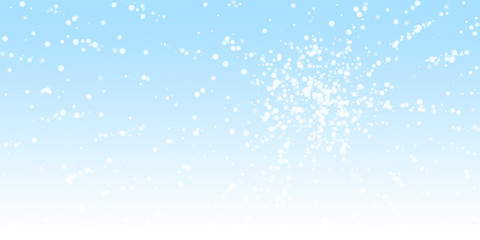 Fototapeta premium Beautiful falling snow Christmas background. Subtl