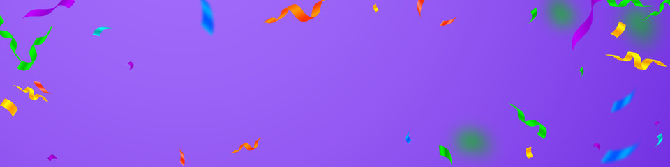 Streamers and confetti. Festive streamers tinsel a