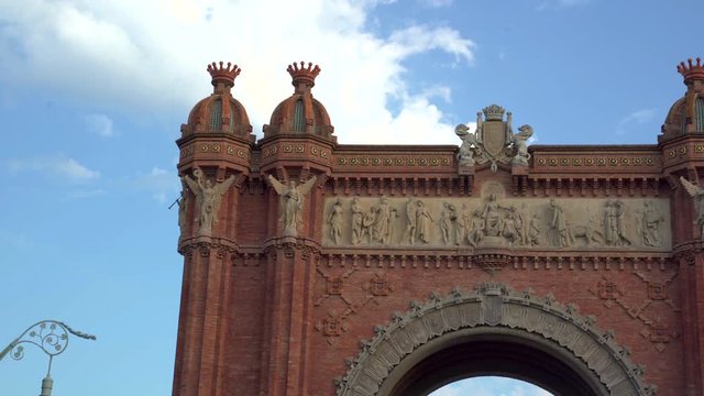 Arc de triomf  - Barcelona 4K