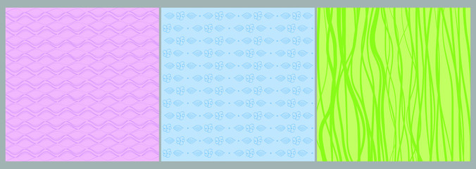 Set of painted textures