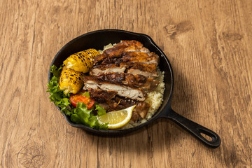 ジャマイカ料理 ジャークチキン　Jamaican food Jerk chicken 