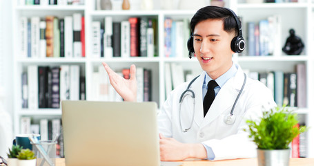 Telemedicine concept - doctor part